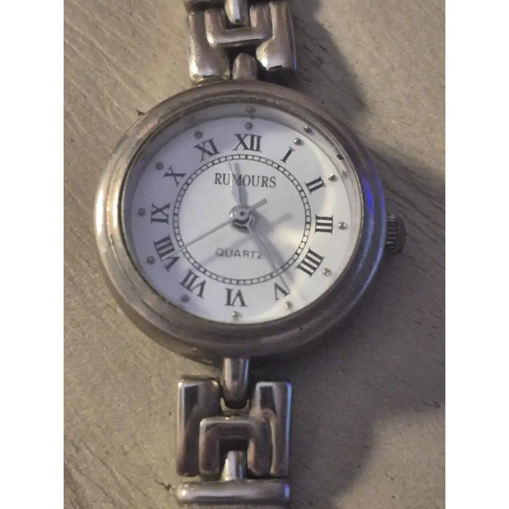 Rumours Womens Watch BOHO 60s Mid Century styled band New Battery HIppie Unusual